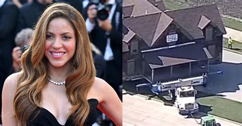 shakira moves house